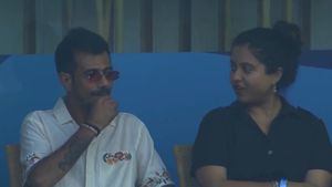 IND vs SL: Yuzvendra Chahal spotted watching game with Preethi Ashwin but leg-spinner's wife Dhanashree Verma missing