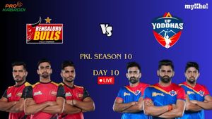 PKL Season 10 Highlights Day 10: Bengaluru Bulls Beat 38-36 UP Yoddhas Securing Maiden Victory