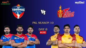 PKL Season 10 Highlights Day 8: Pardeep Narwal's UP Yoddhas Beat 48-33 Telugu Titans