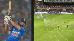India vs South Africa: Rinku Singh shatters media glass at St George's Park with a maximum