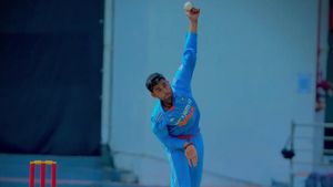 Saumy Pandey, who went unsold in IPL 2024, picks hat-trick against Afghanistan U-19 in Johannesburg