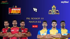 PKL Season 10 Highlights Match 82: Tamil Thalaivas Beat Bengaluru Bulls 45-28 With A Massive 17 Points Lead At Full Time