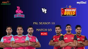 PKL Season 10 Highlights Match: Jaipur Pink Panthers And Bengaluru Bulls End In A 28-28 Draw At Full Time.