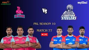PKL Season 10 Highlights Match 77: Jaipur Pink Panthers Beat Haryana Steelers 37-27 At Full Time, With A 10 Point Lead