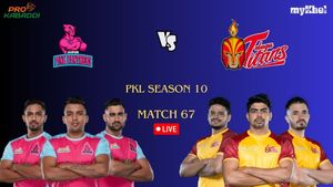 PKL Season 10 Highlights Match 67: Jaipur Pink Panthers Beat Telugu Titans 38-35 At Full Time