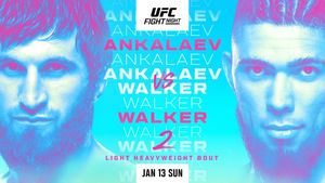 UFC Vegas 84: Ankalaev vs. Walker 2 Fight Card, Date, Start Time in India, Telecast & Live Streaming Info
