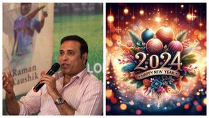 'Happy New Year 2024!' Indian Cricketers and Sportspersons Extend Wishes