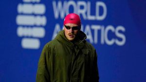 Adam Peaty helps Great Britain to relay bronze after missing out on 50m medal