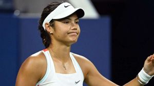 Emma Raducanu suffers first-round defeat to Anhelina Kalinina at Qatar Open