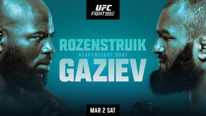 UFC Vegas 87: Rozenstruik vs. Gaziev Fight Card, Date, Start Time in India, Telecast & Live Streaming Info
