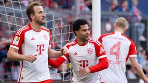 Harry Kane makes Bundesliga history after fourth hat-trick in Bayern's huge win