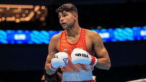 India’s Nishant Dev enters pre-quarterfinals at 1st World Olympic Boxing Qualifier