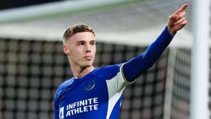 Premier League: Superb Cole Palmer scores four as Chelsea hit Everton for six