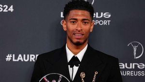 Real Madrid and England star Jude Bellingham wins Laureus breakthrough award