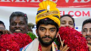 FIDE Candidates Champion D Gukesh Returns To Hero's Welcome In Chennai