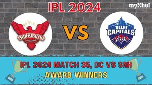 DC vs SRH IPL 2024: Player of the Match, Full List Of Award WInners, Post Match Presentation and Match Stats; Sunrisers Win Big