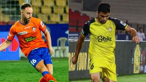 FC Goa vs Hyderabad FC Highlights, ISL 2023-24: FCG 4-0 HFC at FT - Noah Sadoui quick hat-trick seals Gaurs win