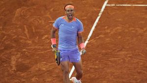 Nadal goes the distance to reach Madrid Open last 16