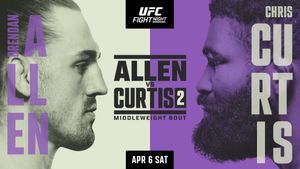 UFC Vegas 90: Allen vs. Curtis 2 Fight Card, Date, Start Time in India, Telecast & Live Streaming Info