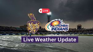 KKR vs MI IPL 2024 Weather Updates: Rain Stops as Match Starts in Kolkata