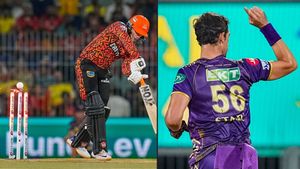 IPL 2024 Final: Mitchell Starc Delivered Ball of The Season To Clean Bowl Abhishek Sharma?