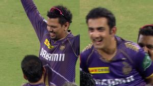 IPL Final 2024: 'Frame of the Day, Rare Moment' - Fans in Awe as Gautam Gambhir and Sunil Narine lift each other after KKR Triumph