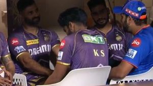 Rohit Sharma's picture in KKR dressing room sets Twitter on fire: 'Sixth trophy as captain loading'