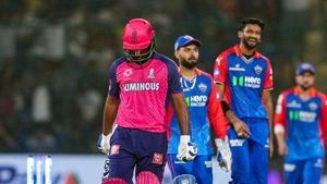 IPL 2024 DC vs RR: Sanju Samson Reprimanded For Reaction To Controversial Dismissal