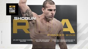 UFC Hall of Fame 2024: Mauricio 'Shogun' Rua Inducted Into HOF Pioneers Wing