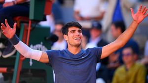Alcaraz into first French Open final after beating Sinner in five-set thriller