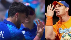 IND vs AFG: 'You Can't See Me' - Fazalhaq Farooqi Imitates John Cena Gesture After Rohit Sharma Dismissal