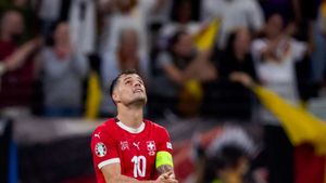 Euro 2024: Germany celebrations shows size of Switzerland effort, says Xhaka