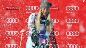Lindsey Vonn goes sailing with Team USA and joins grinder Anna Weis on the winches