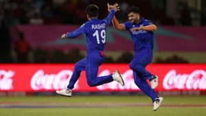 T20 World Cup 2024: Rashid Khan, Fazalhaq Farooqi Rip Through New Zealand as Afghanistan go Top of Group C