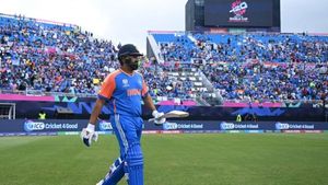 Wounded Rohit Sharma left 'sore' but finds comfort in India's T20 World Cup opening victory