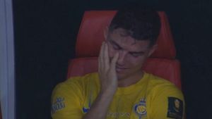 Cristiano Ronaldo in tears after Al Nassr defeat in Kings Cup Final