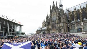 Euro 2024 social round-up: Tartan Army turns Cologne blue, no rest for Mbappe
