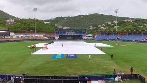 IND vs AUS St Lucia Weather Update: Frequent rain since morning but Harsha Bhogle hopeful of some action