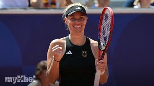 Kerber Matches Olympic Tennis Record As She Advances In Paris
