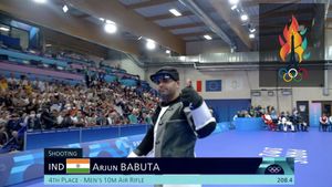Paris Olympics 2024 10m Air Rifle Final: Arjun Babuta finishes fourth, misses out on medal by a whisker