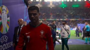 Euro 2024: Cristiano Ronaldo sulks in disappointment as Portugal crash out