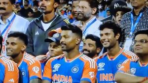 Team India Victory Parade: Watch - Rohit Sharma speaks highly of Hardik Pandya, Wankhede Cheers Back with Love