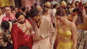 Hardik Pandya orders two tequila shots, hangs out with Ananya Pandey at Anant Ambani-Radhika Merchant wedding