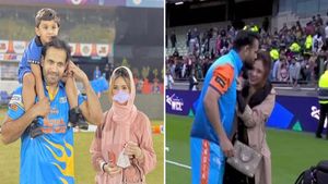 WCL 2024 Final: Irfan Pathan Silences Pakistan With Kiss To His Wife and Waved The Indian Flag