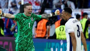 England 1-1 Switzerland (aet, 5-3 pens): Three Lions edge into last four after Pickford's penalty heroics