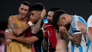 Lionel Messi's tears turn into joy within an an hour as Argentine maverick celebrates Copa America win