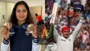 Paris Olympics 2024: Manu Bhaker - India's Shooting Sensation From Jhajjar - Pips Virender Sehwag On Global Popularity Index