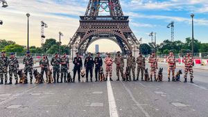 French authorities intensify security for Paris Olympics 2024 Opening Ceremony with divers, drones, and dogs