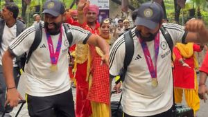 Watch: Rohit Sharma Dances Upon Arrival at Delhi Hotel as Team India Land in India following T20 World Cup Success