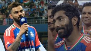 Team India Victory Parade: Virat Kohli Calls Jasprit Bumrah 'National Treasure' at Wankhede Ceremony